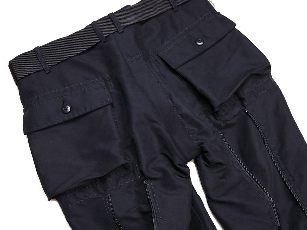 SIB-POCKET ZIP PANTS A (BLACK)