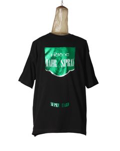 DAIEI-SPRAY BIG WIDE TEE_9.1oz Magnum Weigh / col: BLACK