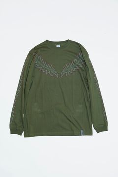945-78TT94-1 / バンダナ付ロンT（GREEN, PURPLE, BLUE, CREAM）
