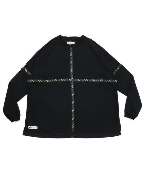 FLATSEAM LINE WIDE L-SLEEVE c/#1 BLACK