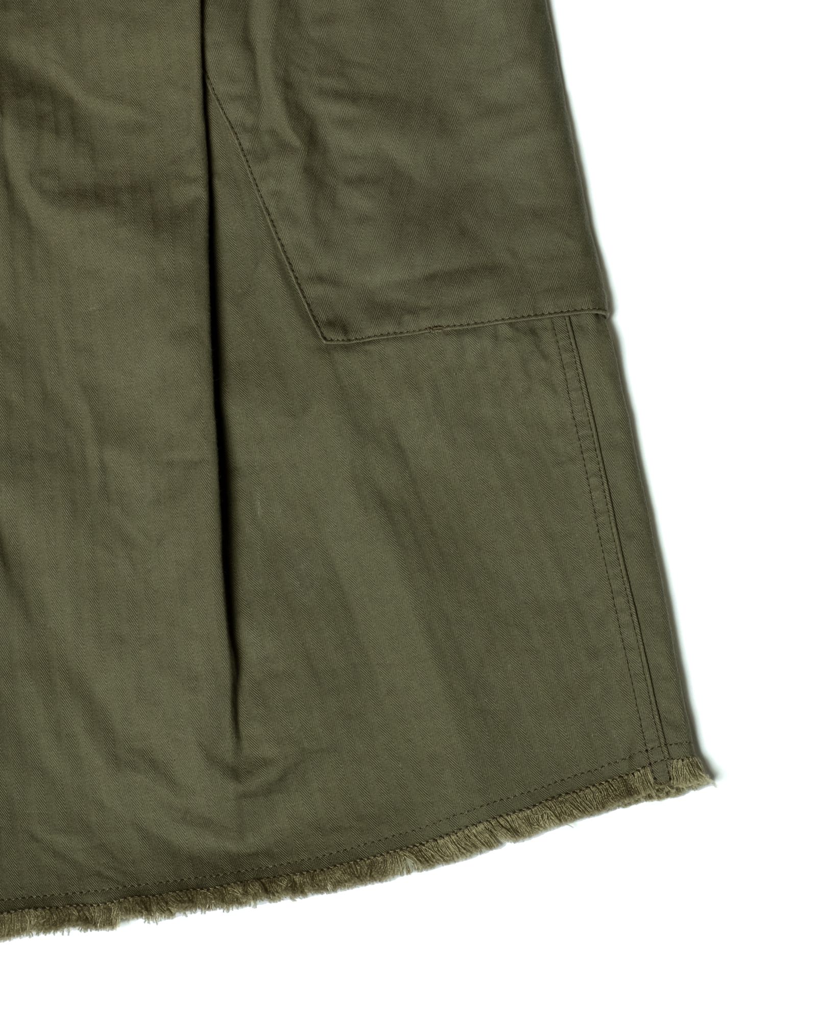 「予約商品」P-44 FRINGE SHORT PANTS / col: OD