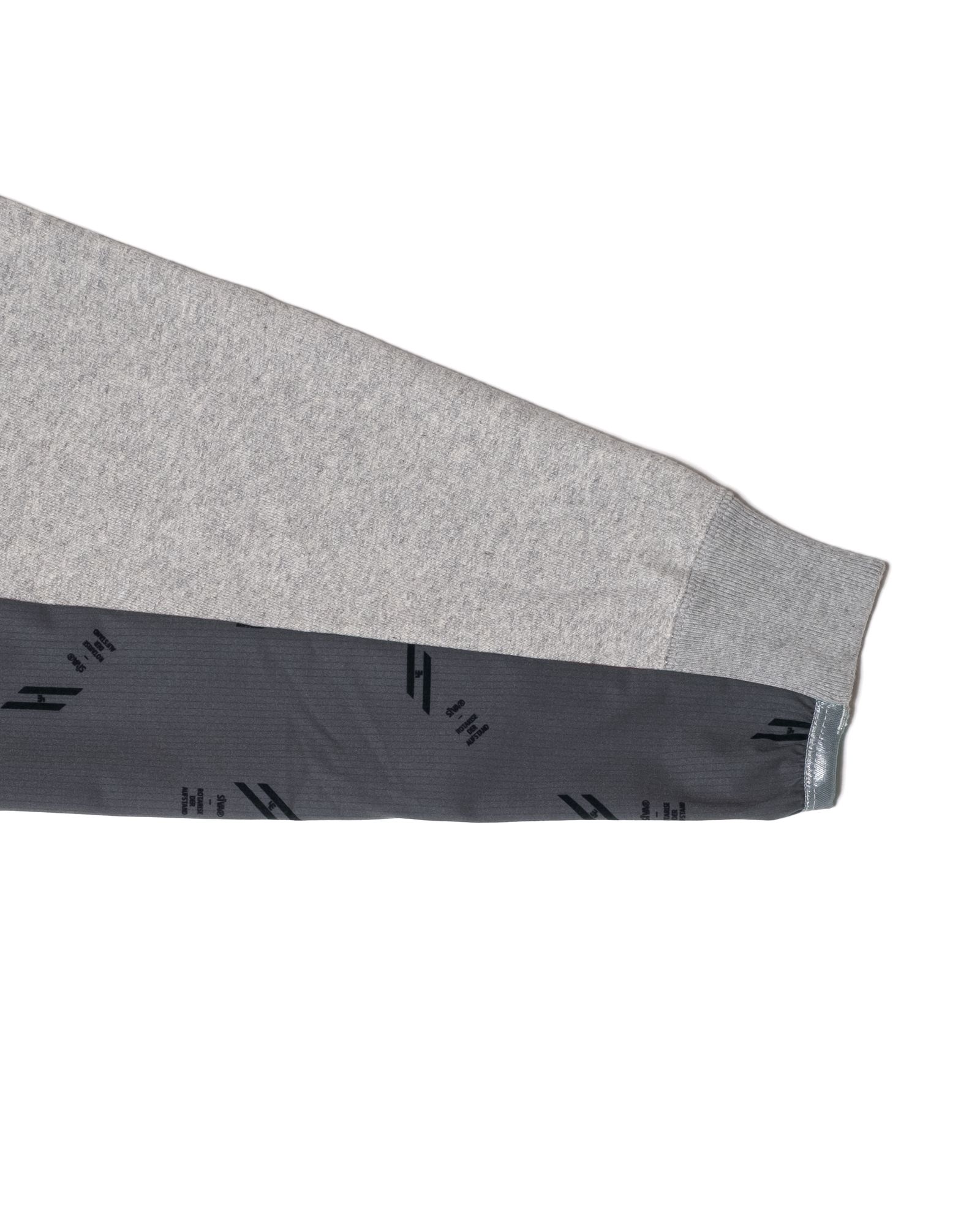 「予約商品」KANGAROO-POCKET WIDE JOGGER HOODIE / col: HEATHER GRAY