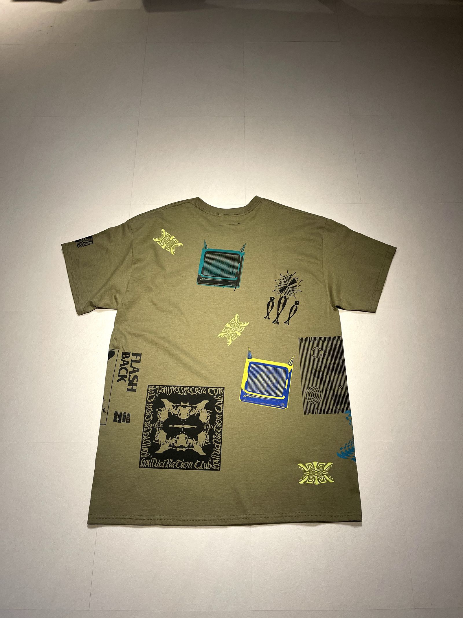 【一点もの】HALLUCINATION CLUB / Tシャツ 06 (ZONZAI)