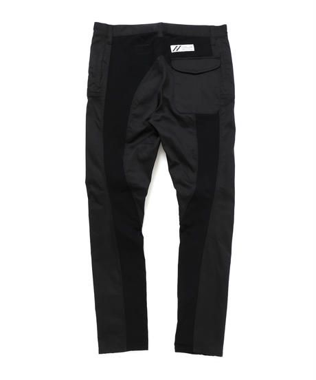 TIGHT FIT STRETCH TROUSERS c/#1 BLACK