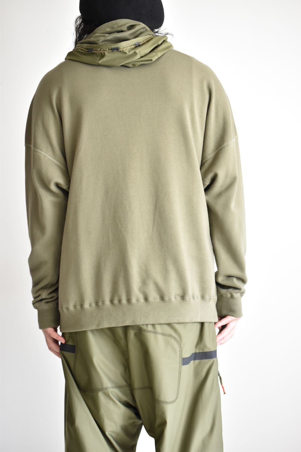 DRAW CODE HOODED PULL JERSEY c/#2 OD