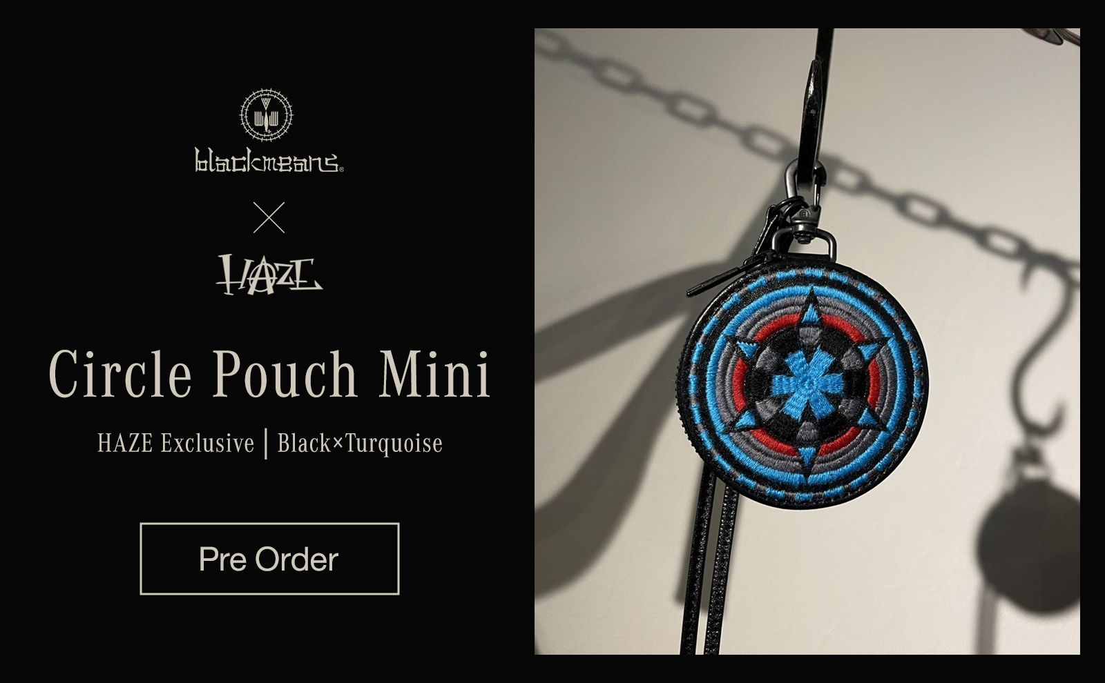 【予約開始】HAZE別注 サークルポーチ ミニ