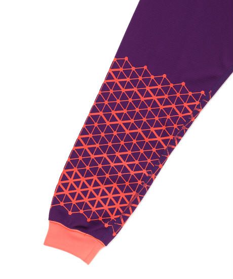 GEOMETRIC PATTERN L-SLEEVE c/#4 PURPLE