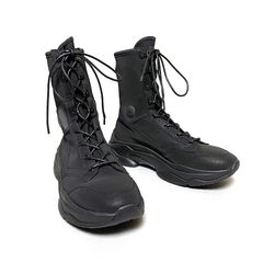 LAYER STRUCTURE SNEAKER  "BLACK SOLE"  -スニーカーブーツ-