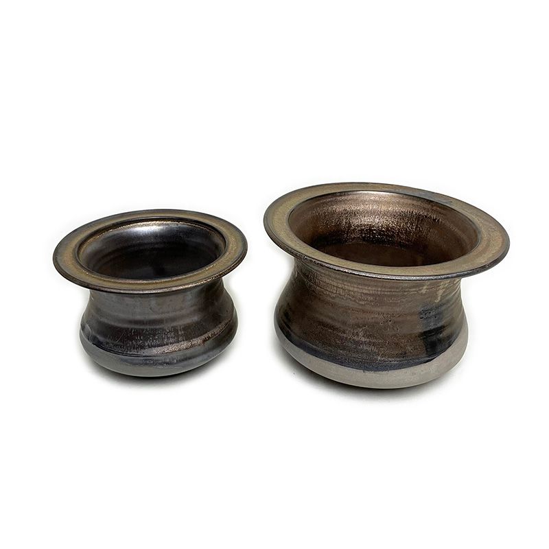 CONSTRICTION POT(M)   -陶器鉢-