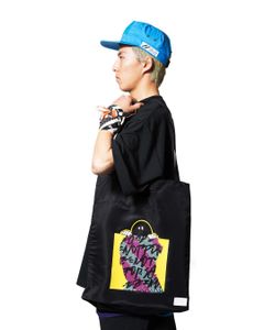 INU x RATFACE LP TOTE BAG / col: BLACK
