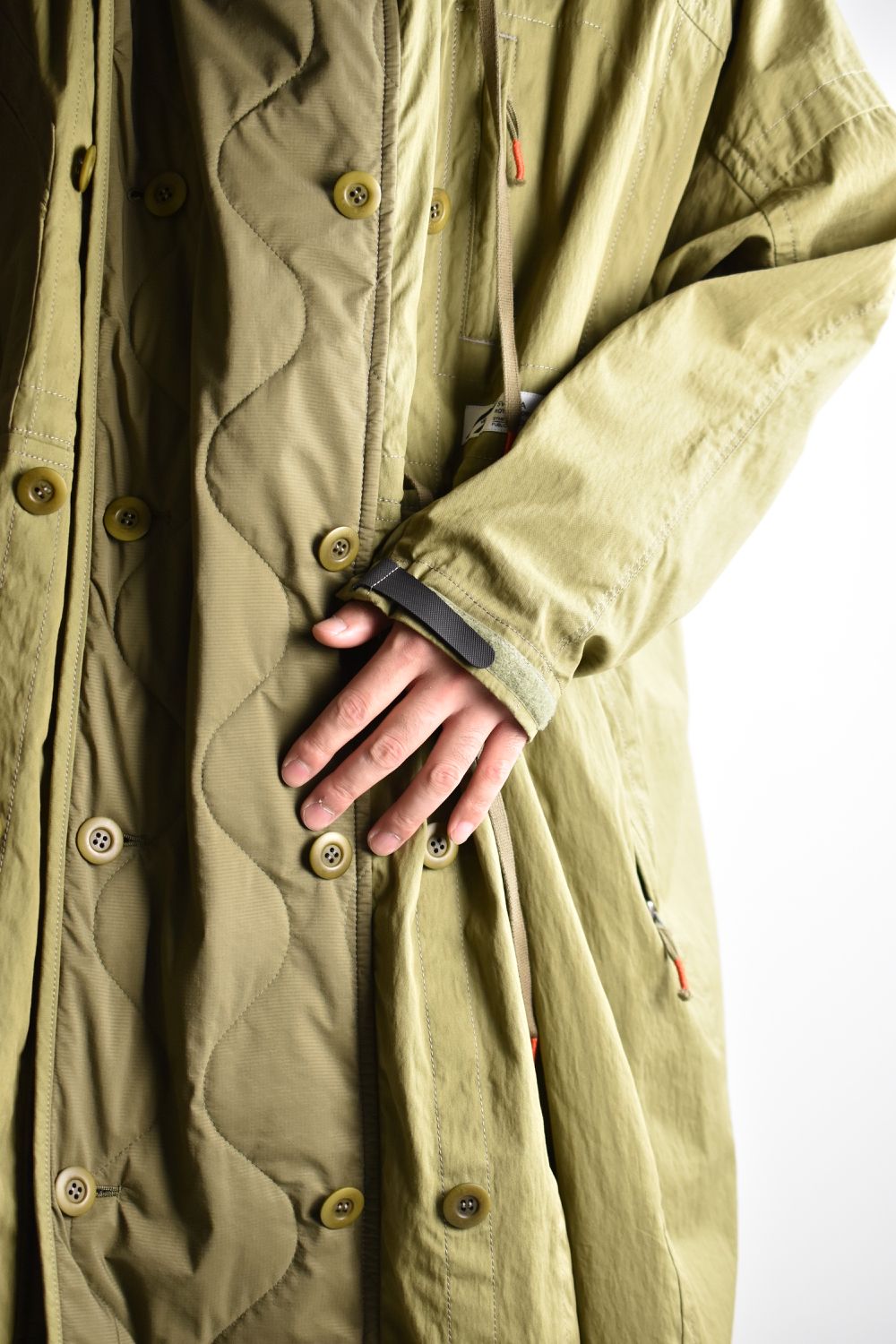 FLIGHT BALLOON WIDE LONG COAT c/#2 KHAKI