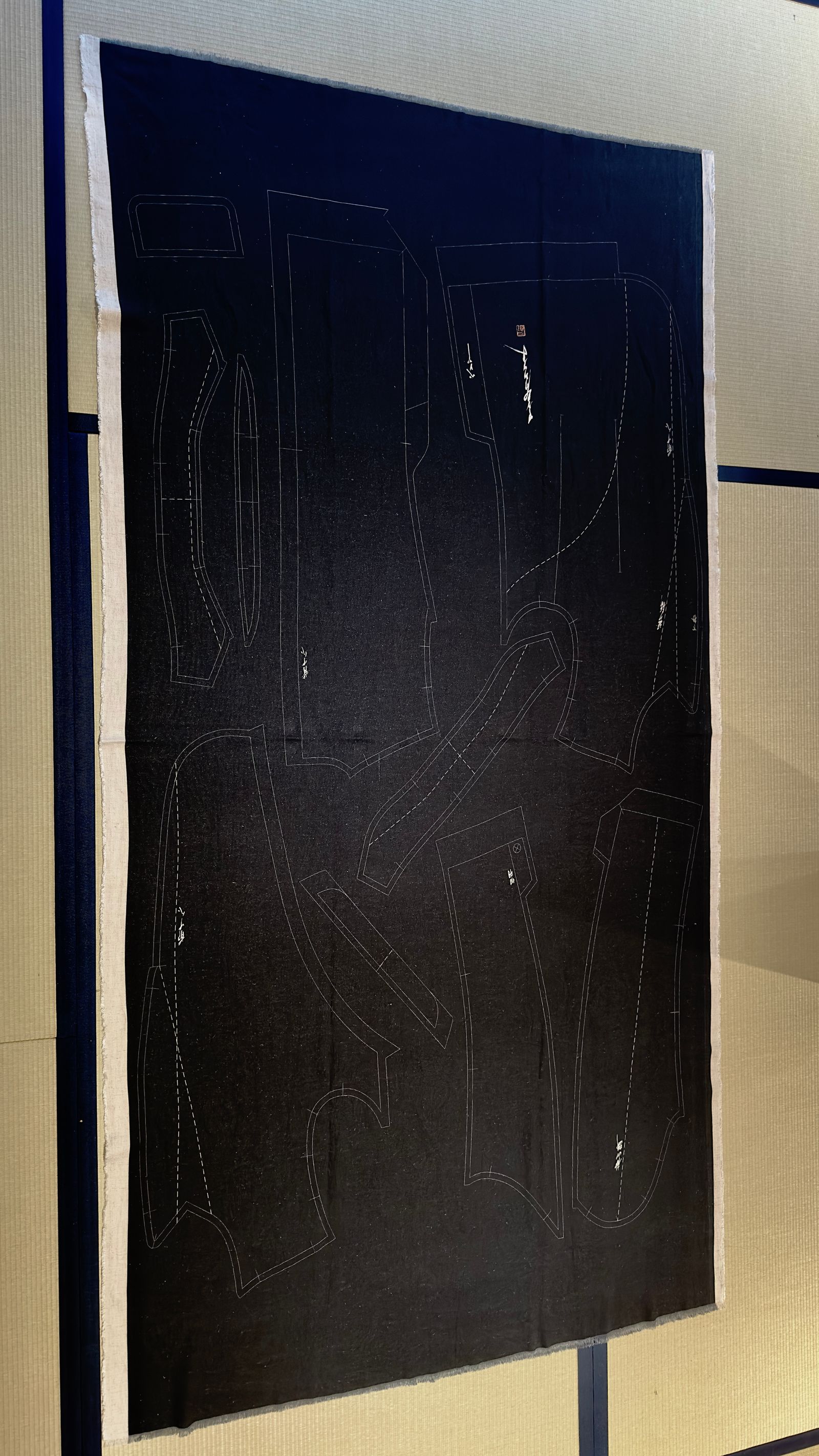 JAPONISM PATTERN CLOTH / ストール (BLACK,GRIGE)