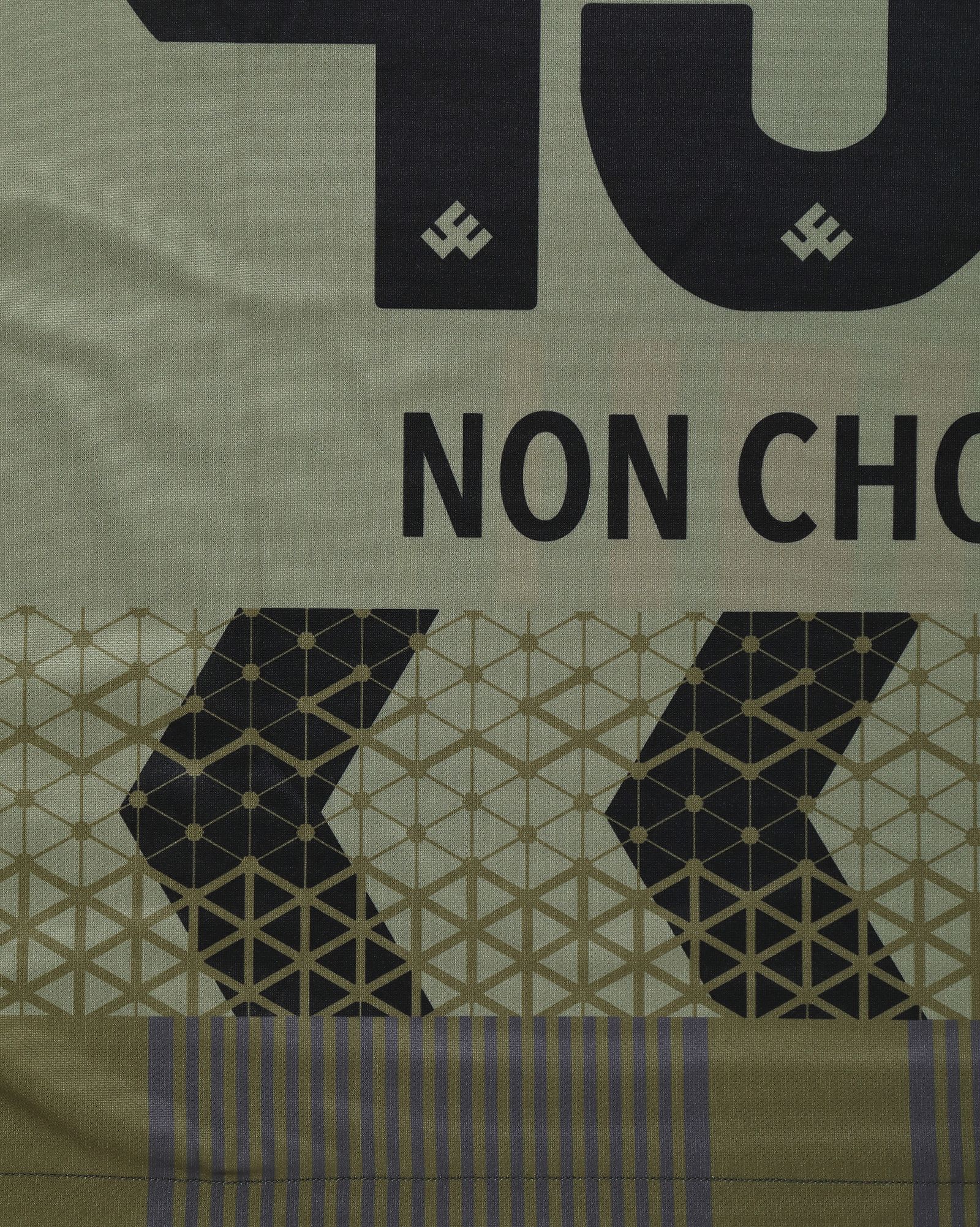 「予約商品」FOOTBALL WIDE SHIRTS # c/ KHAKI_stripe