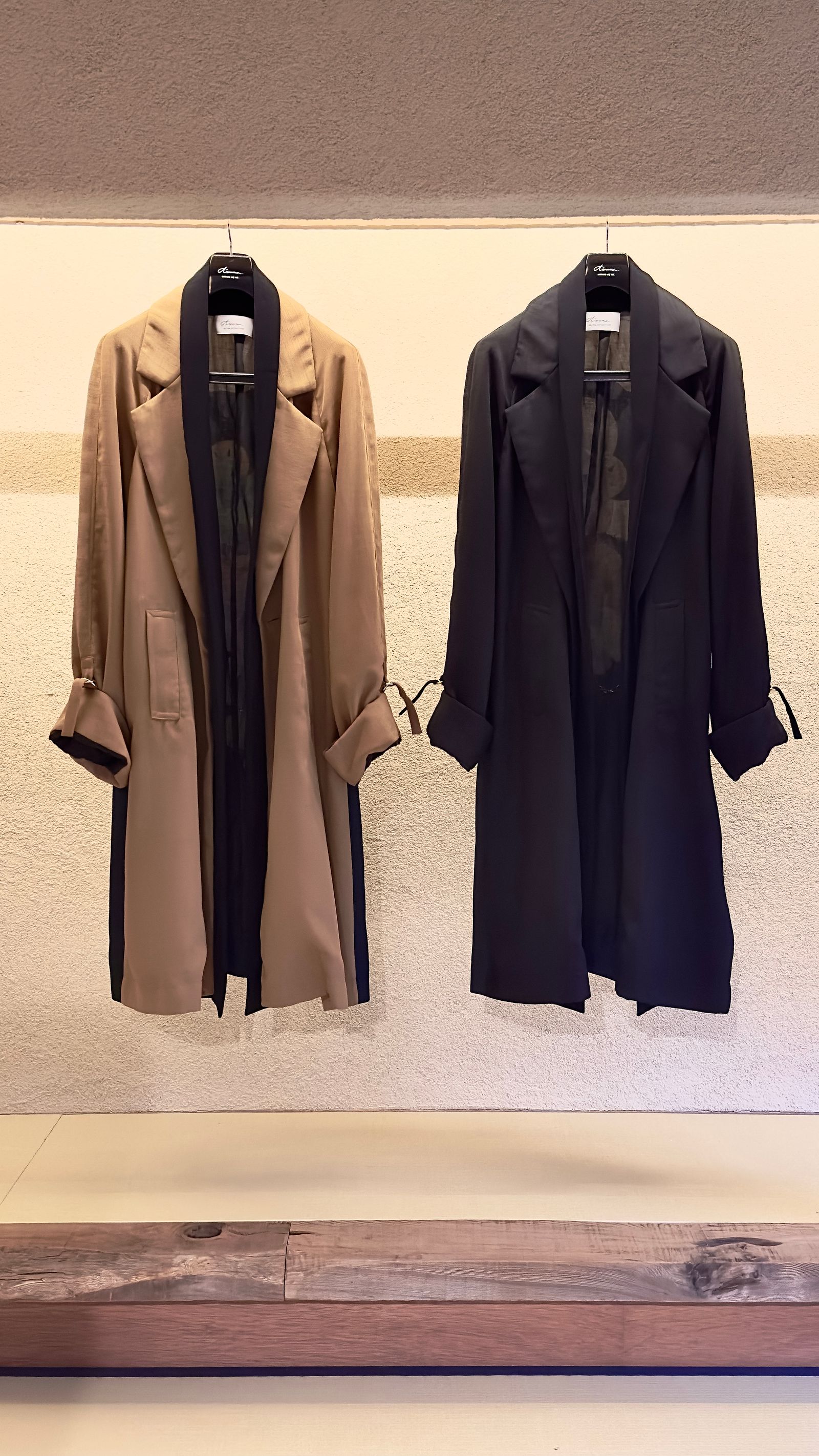 Azuma - × 天明屋尚「風神」「雷神」HAORI COAT / コート (BLACK,BEIGE) | HAZE