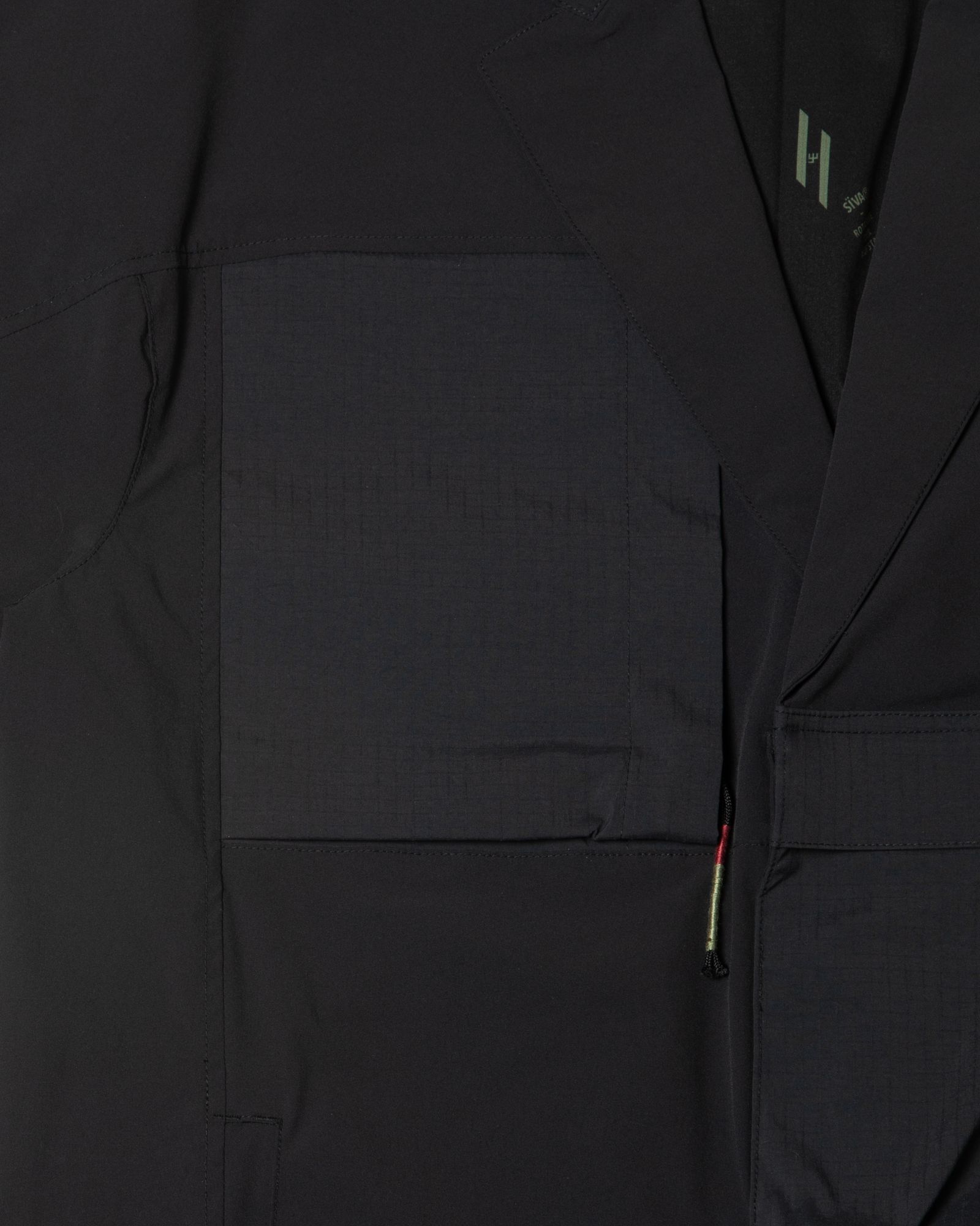 「予約商品」ADDITIONAL MULTI-PKT WIDE BLAZER / col: BLACK