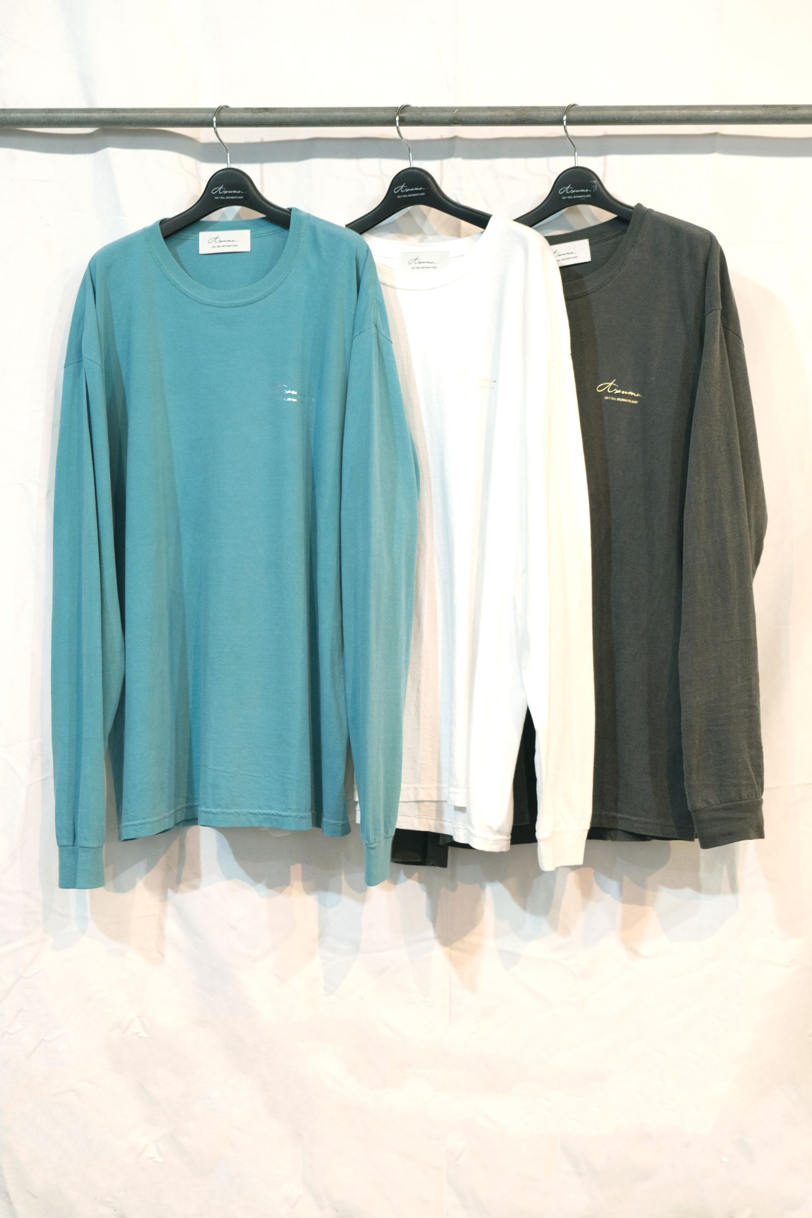 × RYOJI YAMADA L/S T-SHIRT (BLACK/ターコイズ/WHITE)