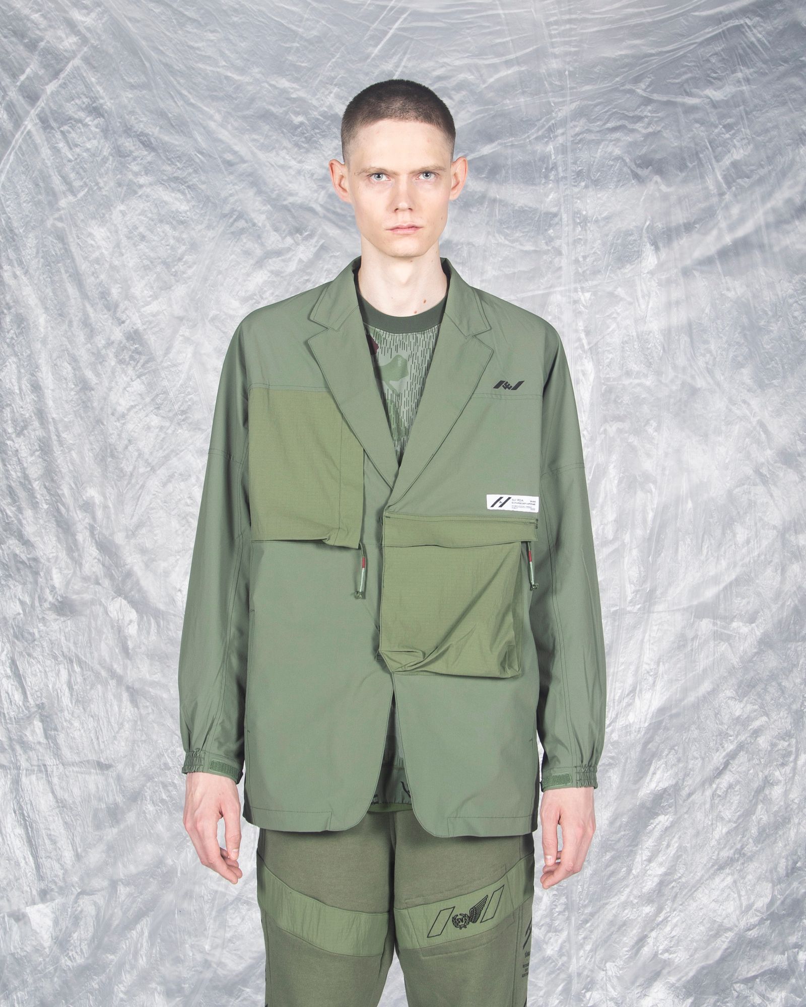 「予約商品」ADDITIONAL MULTI-PKT WIDE BLAZER / col: KHAKI