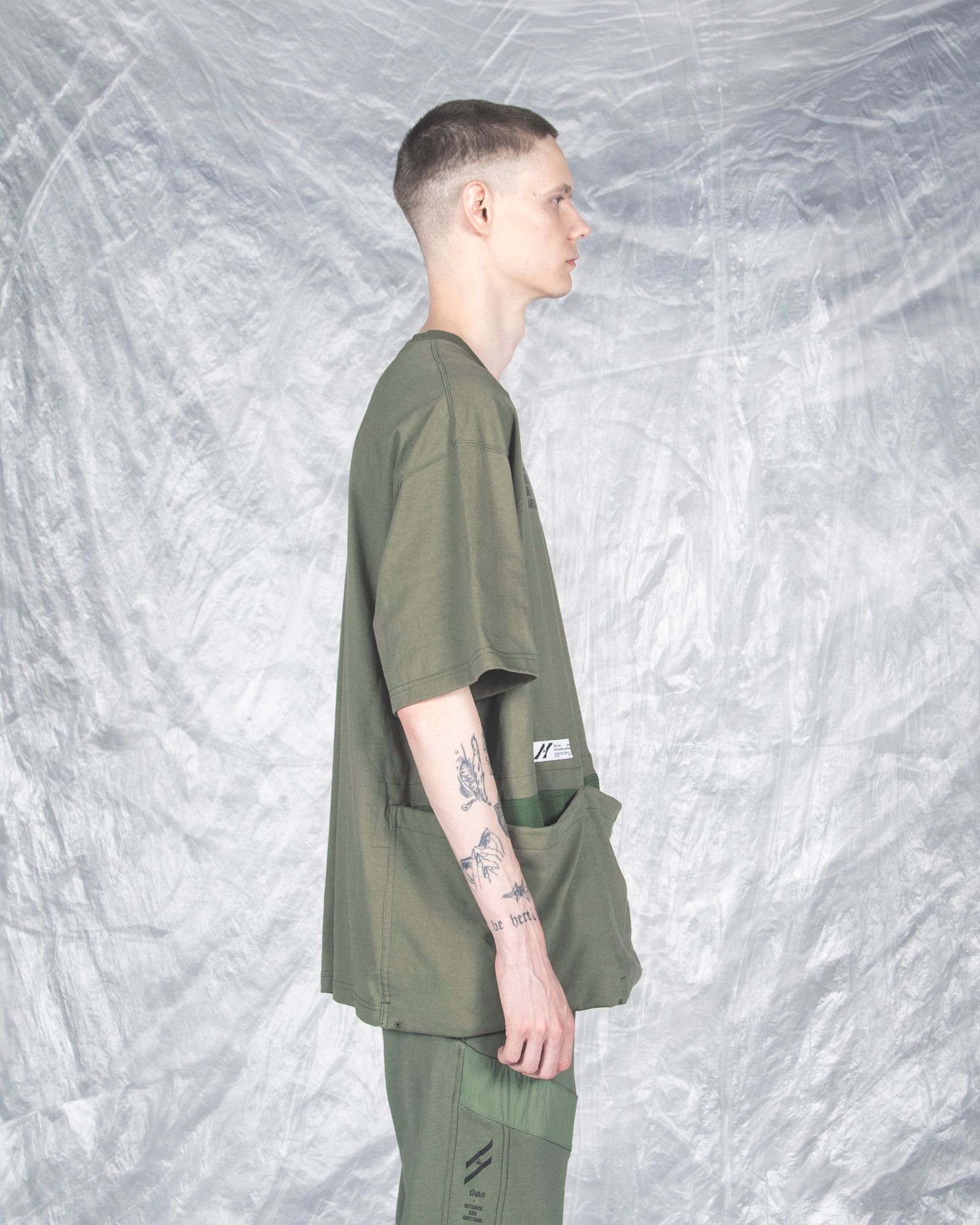 「予約商品」MECHANIC STORAGE LOOSE-FIT TEE / col: KHAKI