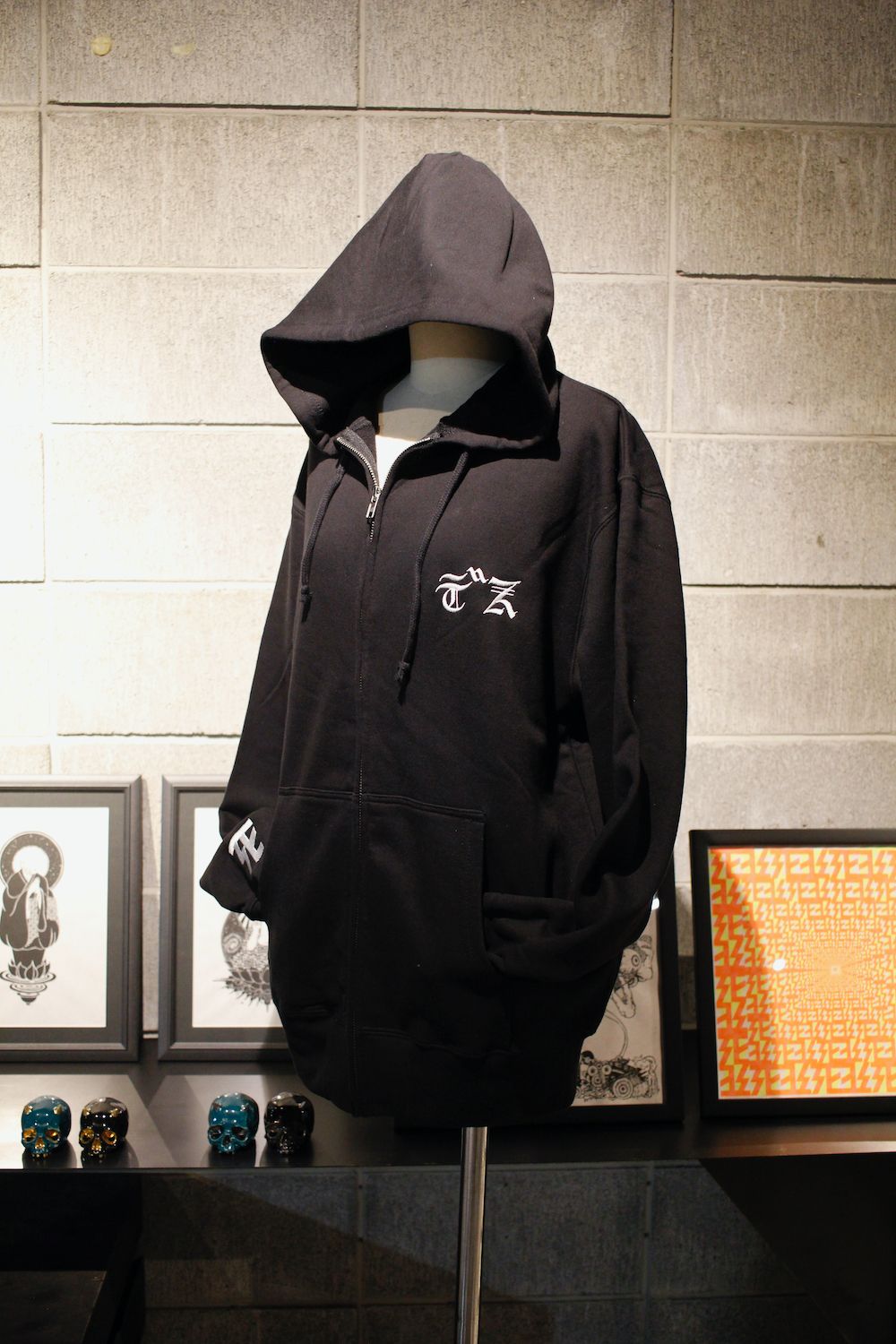 デスパターンズ2020冬 デスジップパーカー BLACK