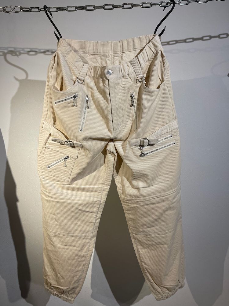 ジップリラックスパンツ (Black, B.Green, Off White) / 945-79TP217-1