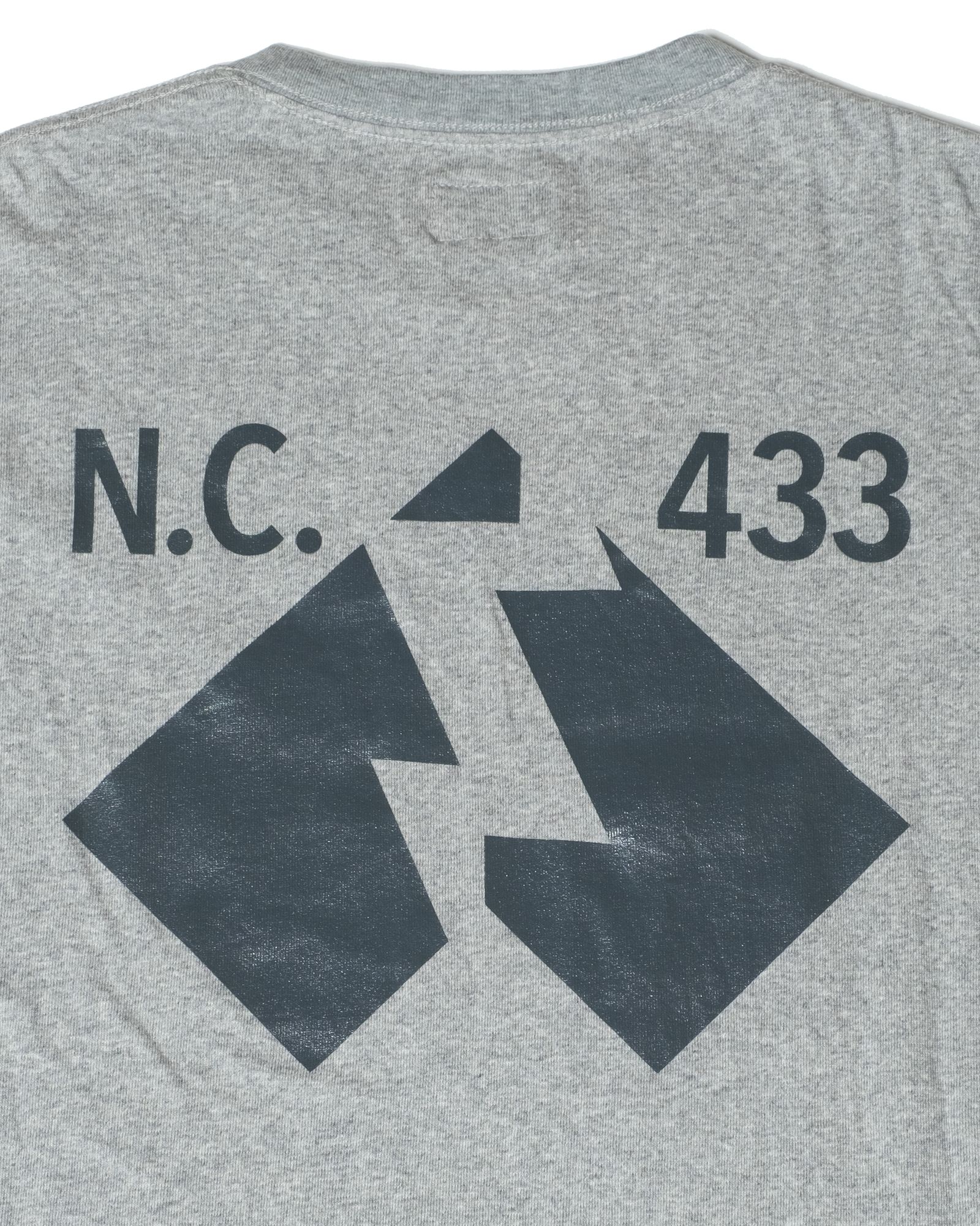 「予約商品」KANGAROO-POCKET WIDE TEE / col: HEATHER GRAY