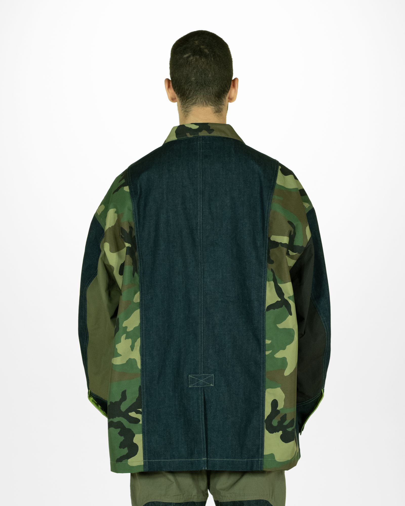 SÏVA - 「予約商品」3LAYER LIGHT-DENIM WIDE COVERALL JACKET / col