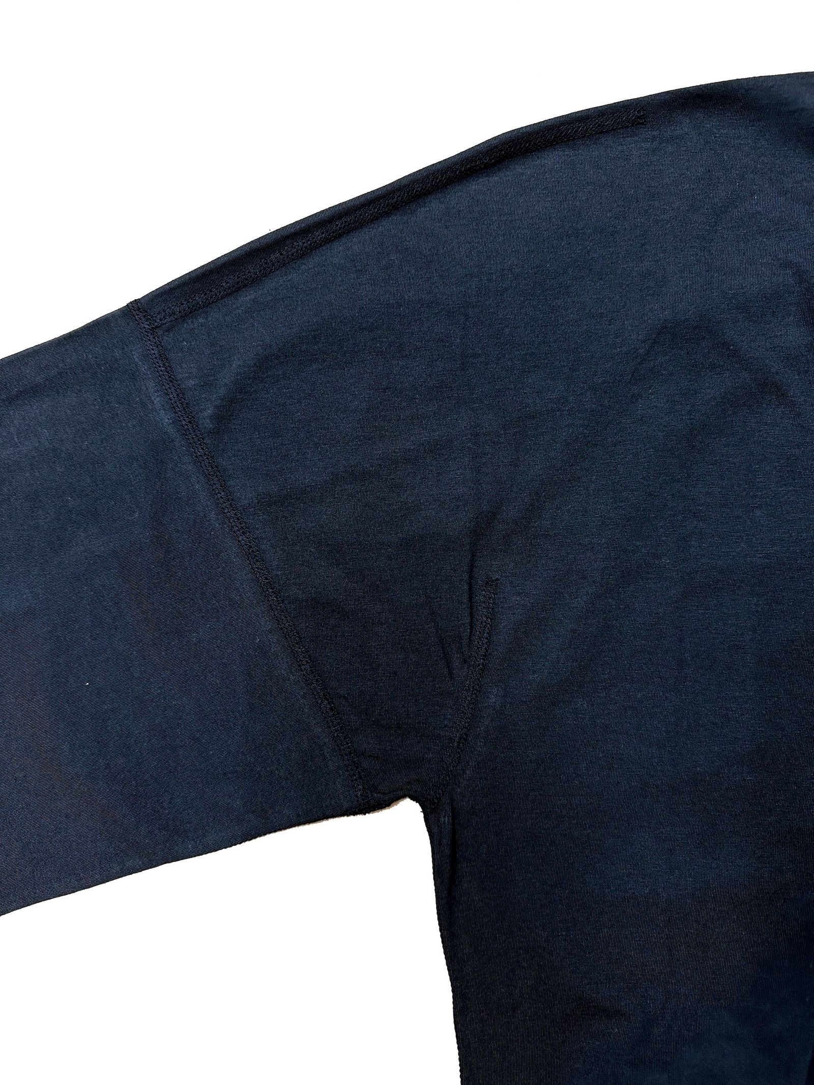 THE FLATSEAMER L/S TEE // CORDURA® Fabric THE SPECS / モックネック ロングスリーブ Tシャツ（BLACK）