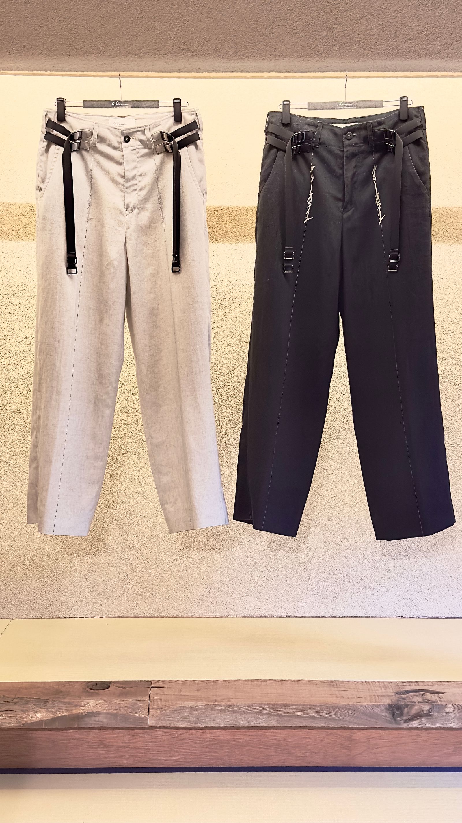 JAPONISM PATTERN WIDE SLACKS / スラックス (BLACK,GRIGE)