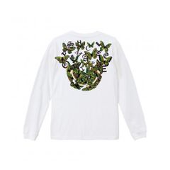 「予約商品」BROKEN SMILE  L/S T-shirts (WHITE)