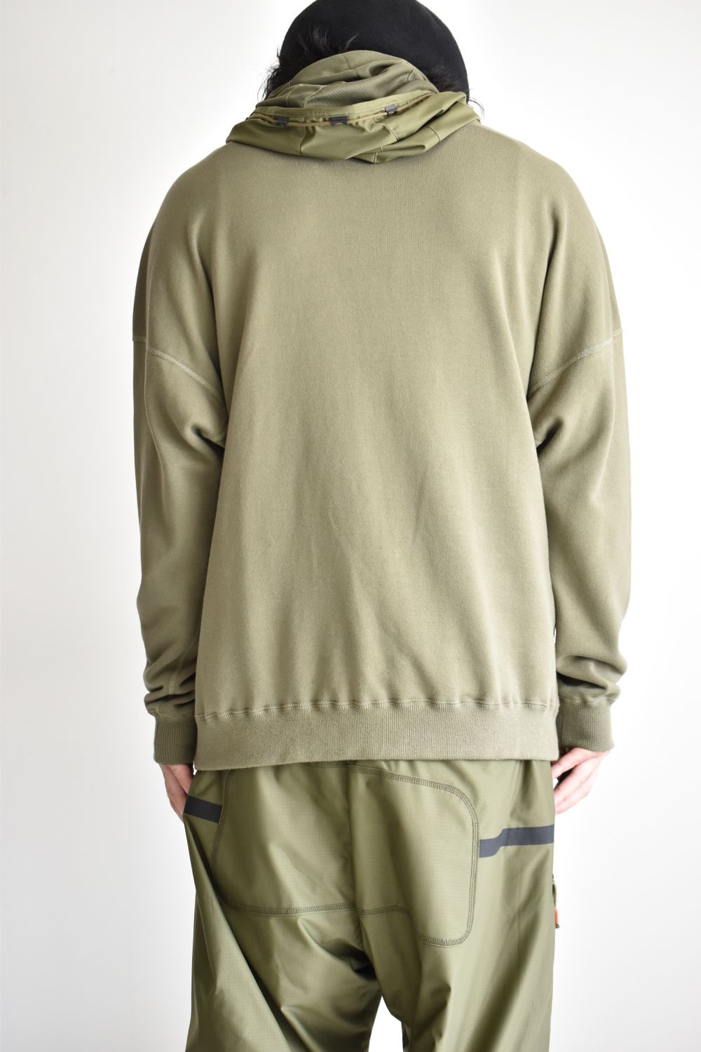 DRAW CODE HOODED PULL JERSEY c/#2 OD