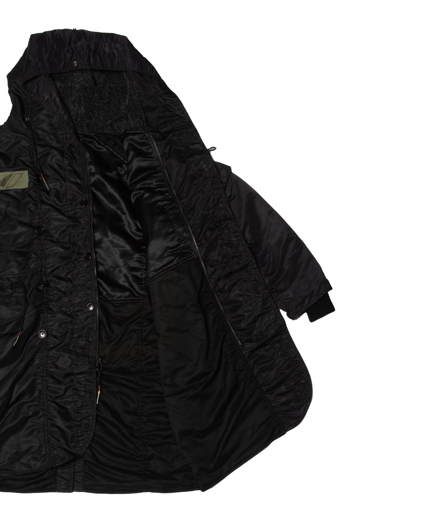 「予約商品」N-3B OVERSIZED LONG COAT / col: BLACK