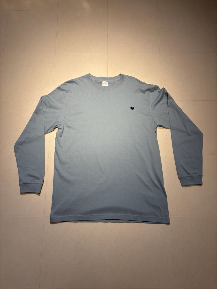 【受注生産】HALLUCINATION CLUB "フロントブロッター" LONG SLEEVE アシッドブルー (TENKI)