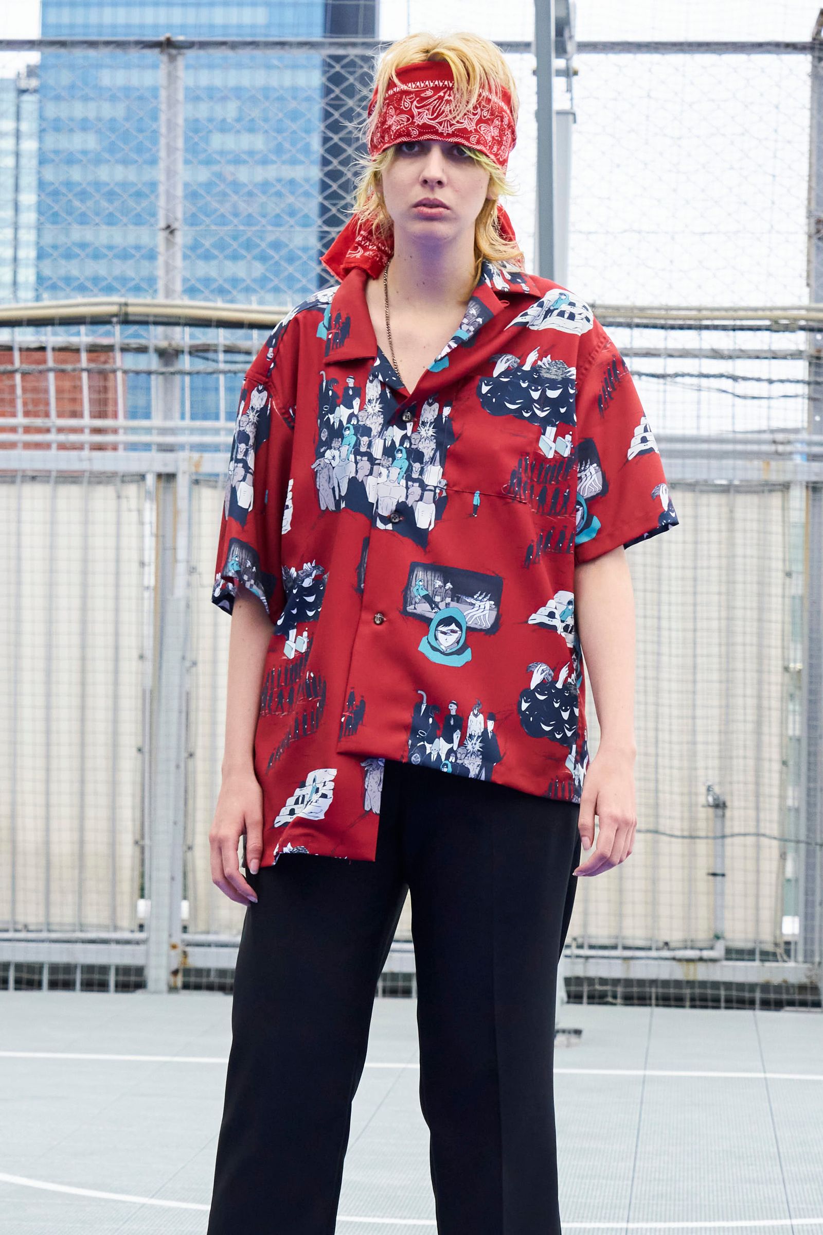 Azuma - × RYOJI YAMADA ALOHA SHIRT(RED) | HAZE