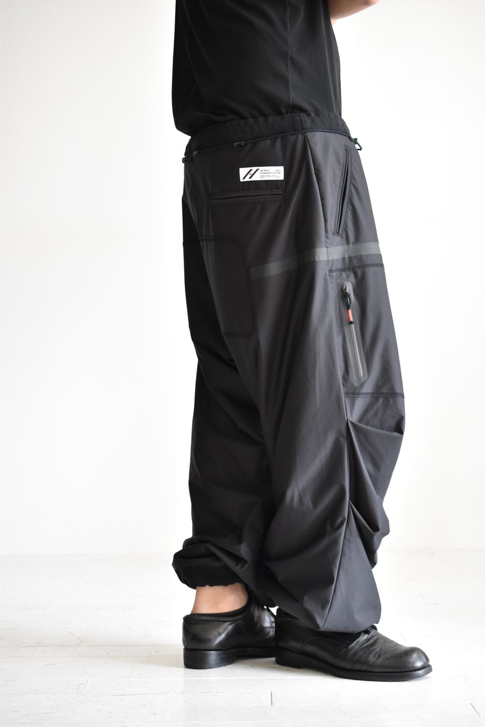 BAGGY RIP-STOP PANTS c/#1 BLACK