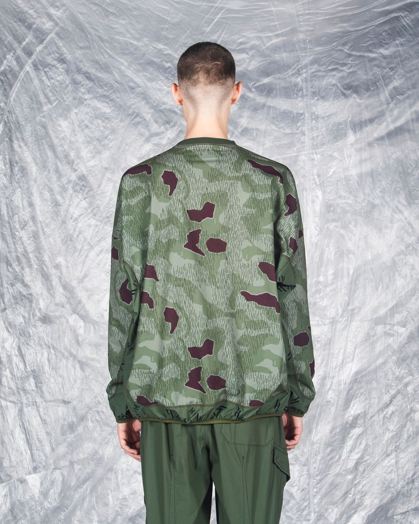 「予約商品」SPLINTER-CAMO WIDE L-SLEEVE / col: KHAKI