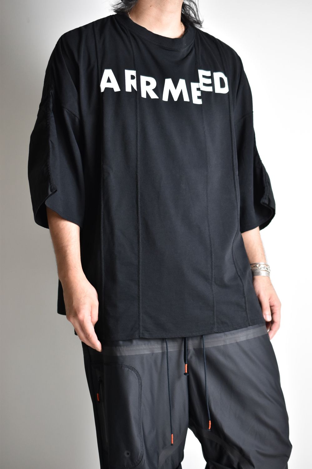 ARMED WIDE SHIRT c/#1 BLACK