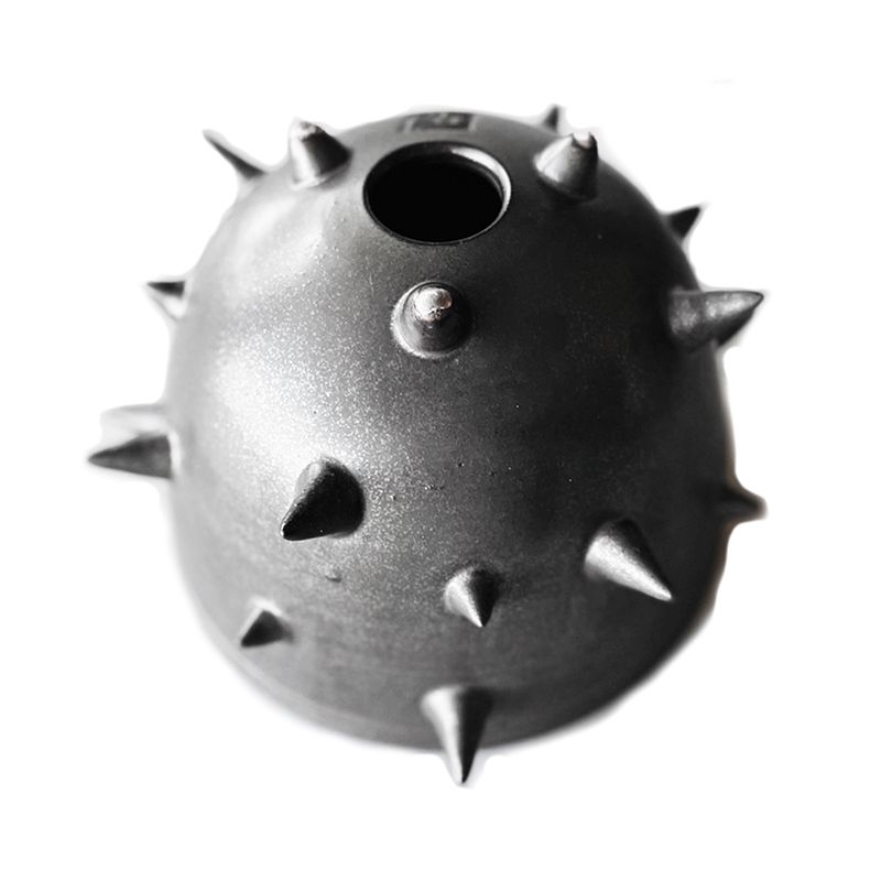THORN STUDS POT(L)  "BLACK" -陶器鉢-