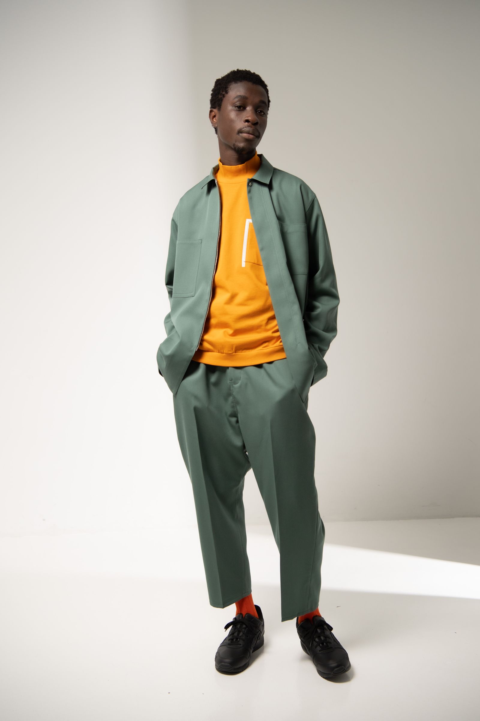 「予約商品」ZIP SHIRT (TEAL)