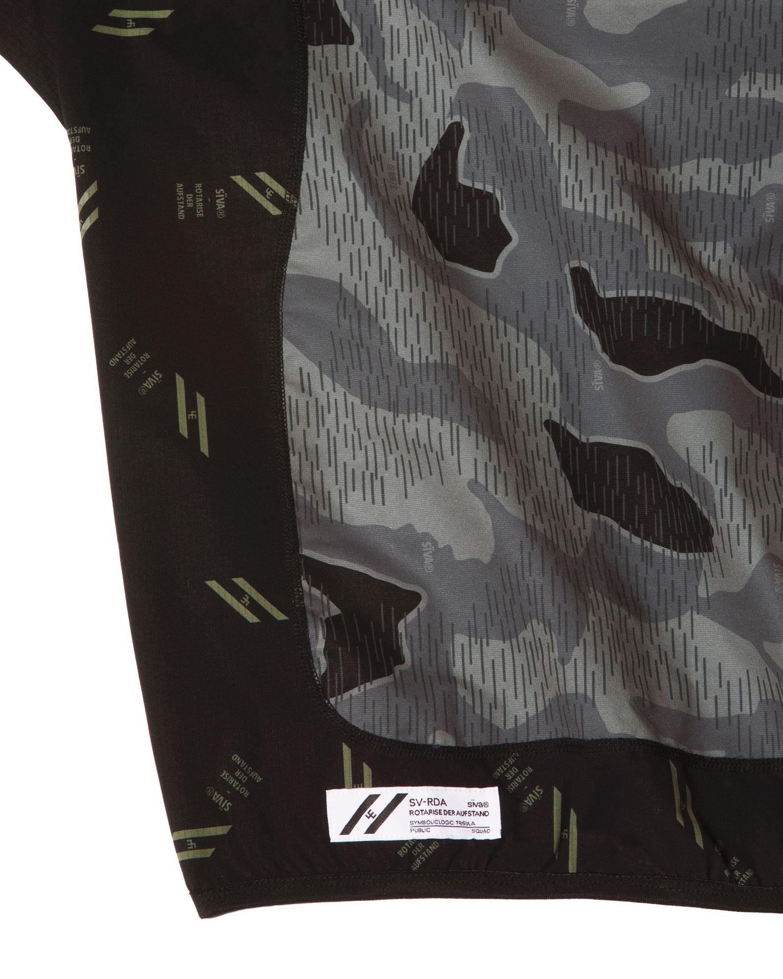 「予約商品」SPLINTER-CAMO WIDE L-SLEEVE / col: BLACK