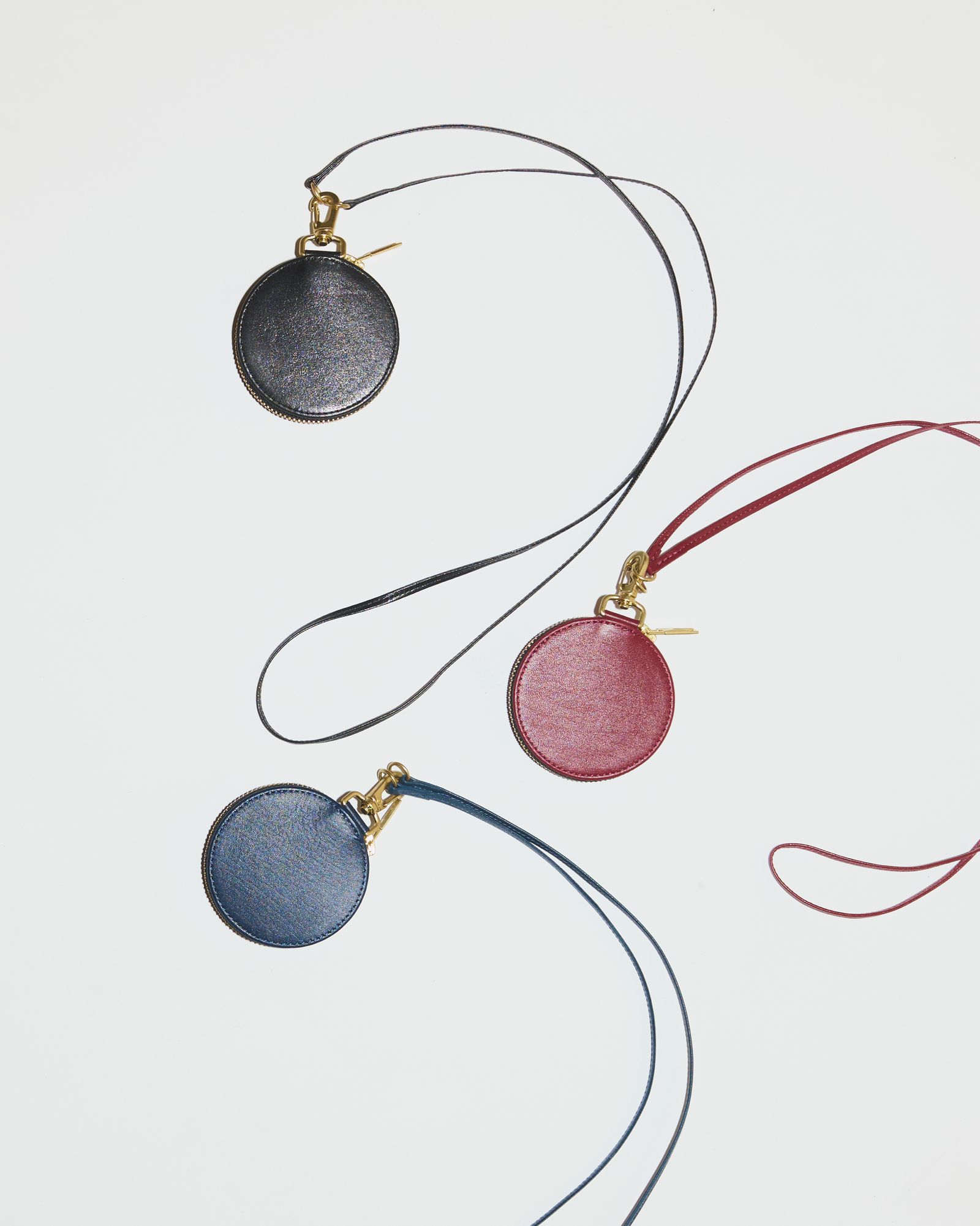 945-81GAC337-1 / サークルポーチ ミニ (BLACK, BLUE, RED)