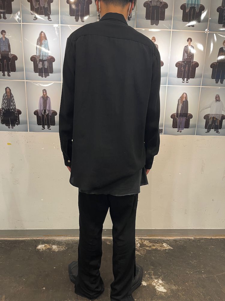 JANIS’S LAYERED SHIRT / ベスト レイヤード シャツ (Black, Mintgreen, White)