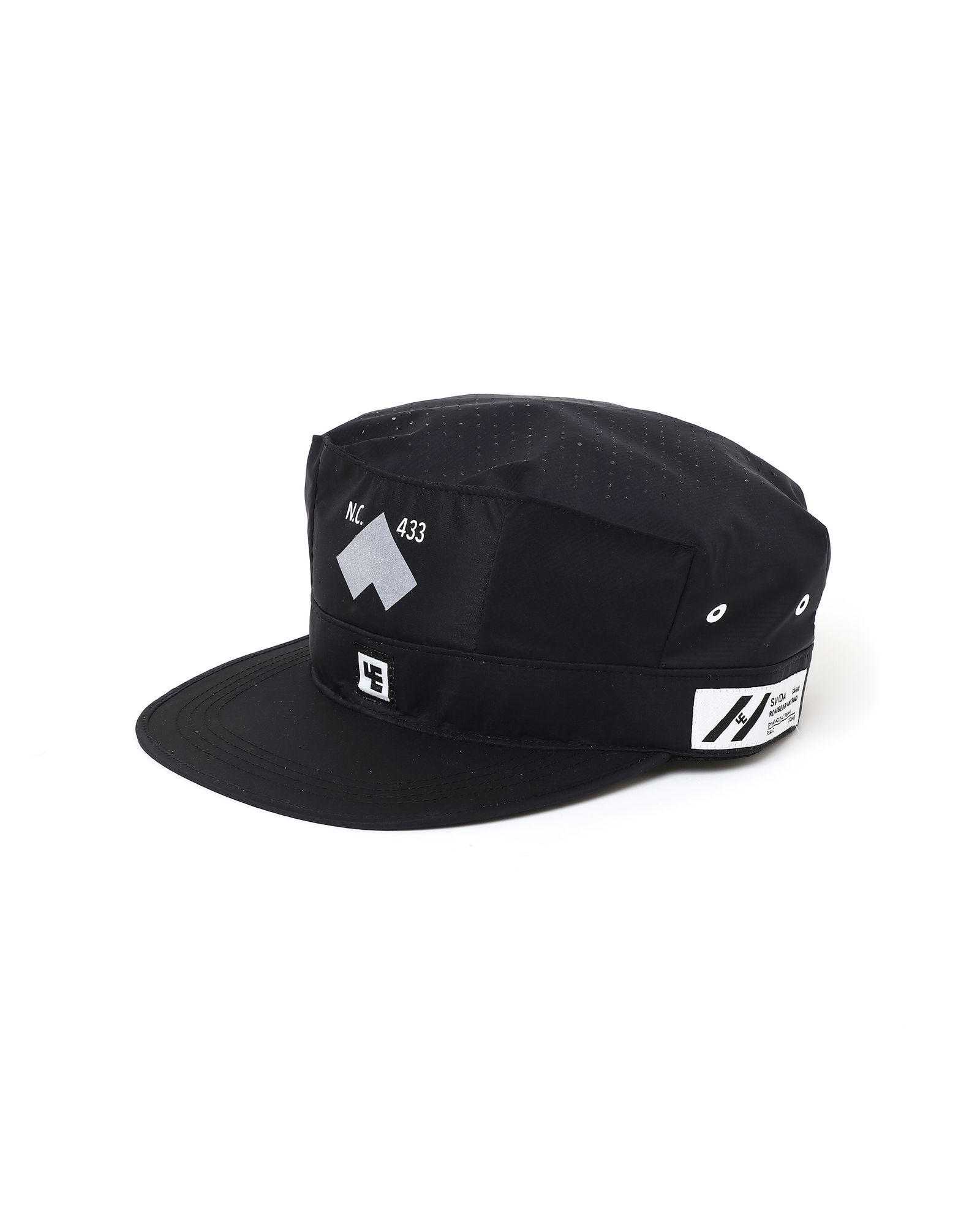 「予約商品」PUNCHING-HOLE BDU CAP # c/BLACK