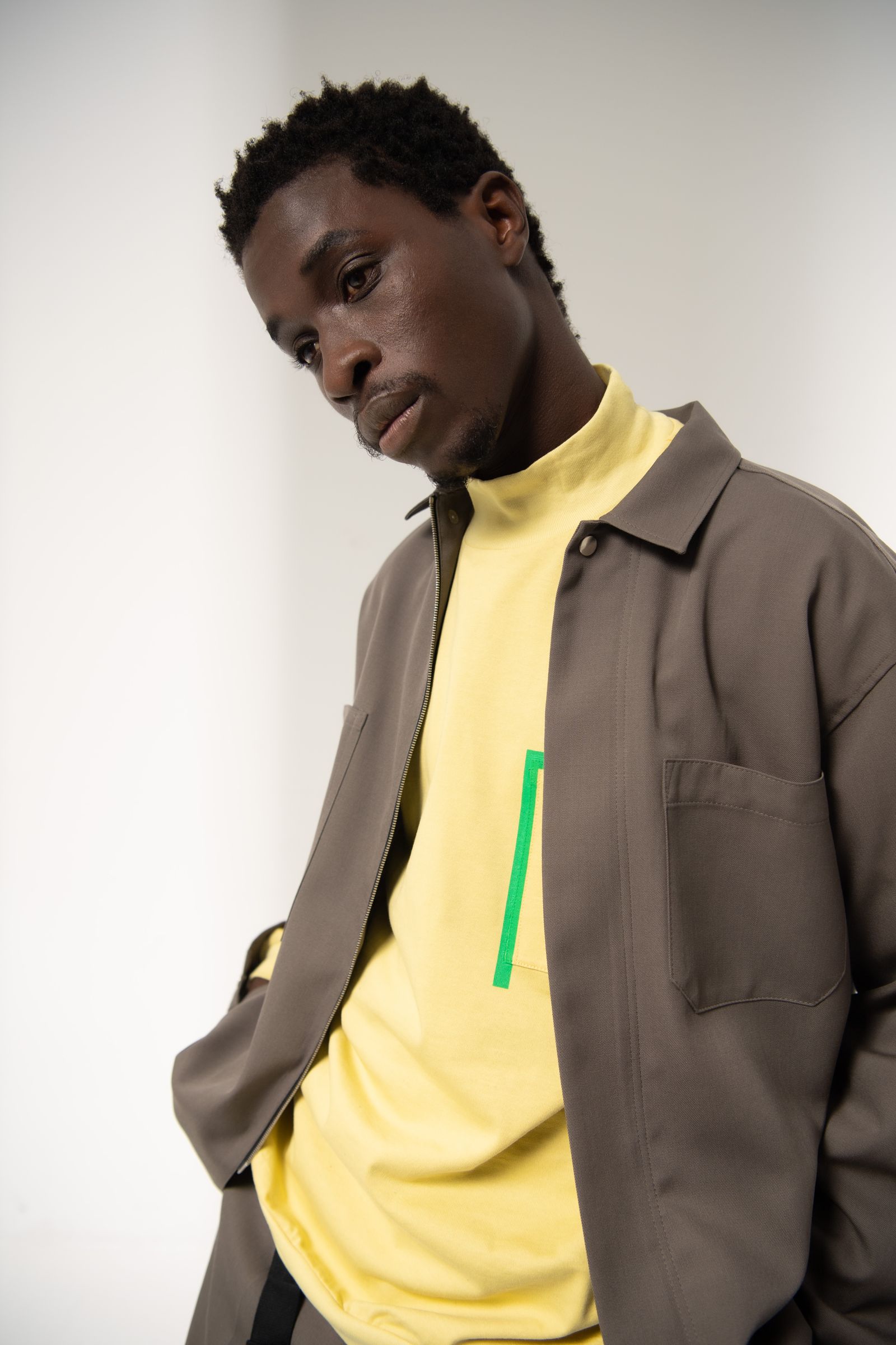 「予約商品」ZIP SHIRT (STEEL)