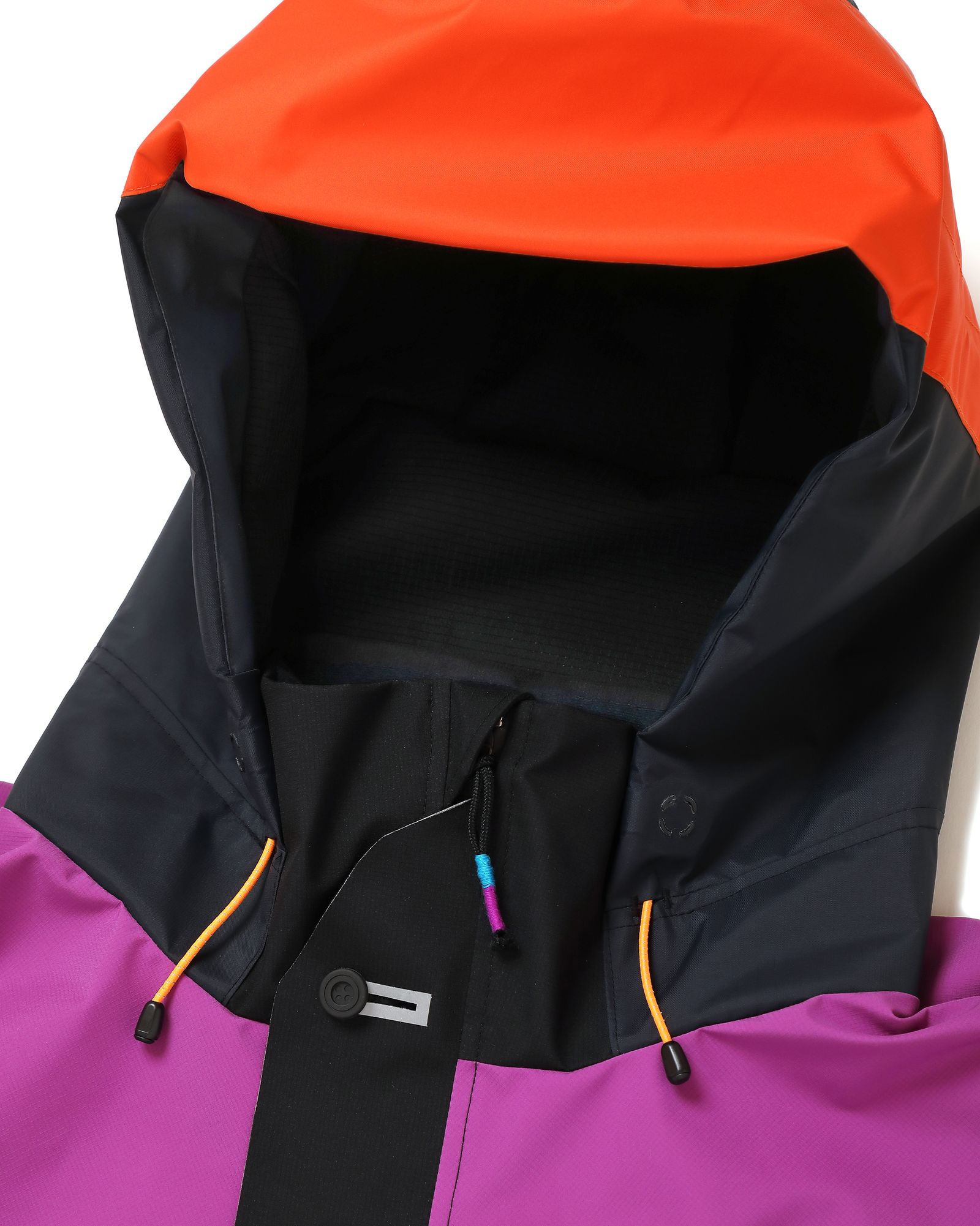 「予約商品」MULTI-PANEL HOVER WIDE JACKET # c/BLACK_base