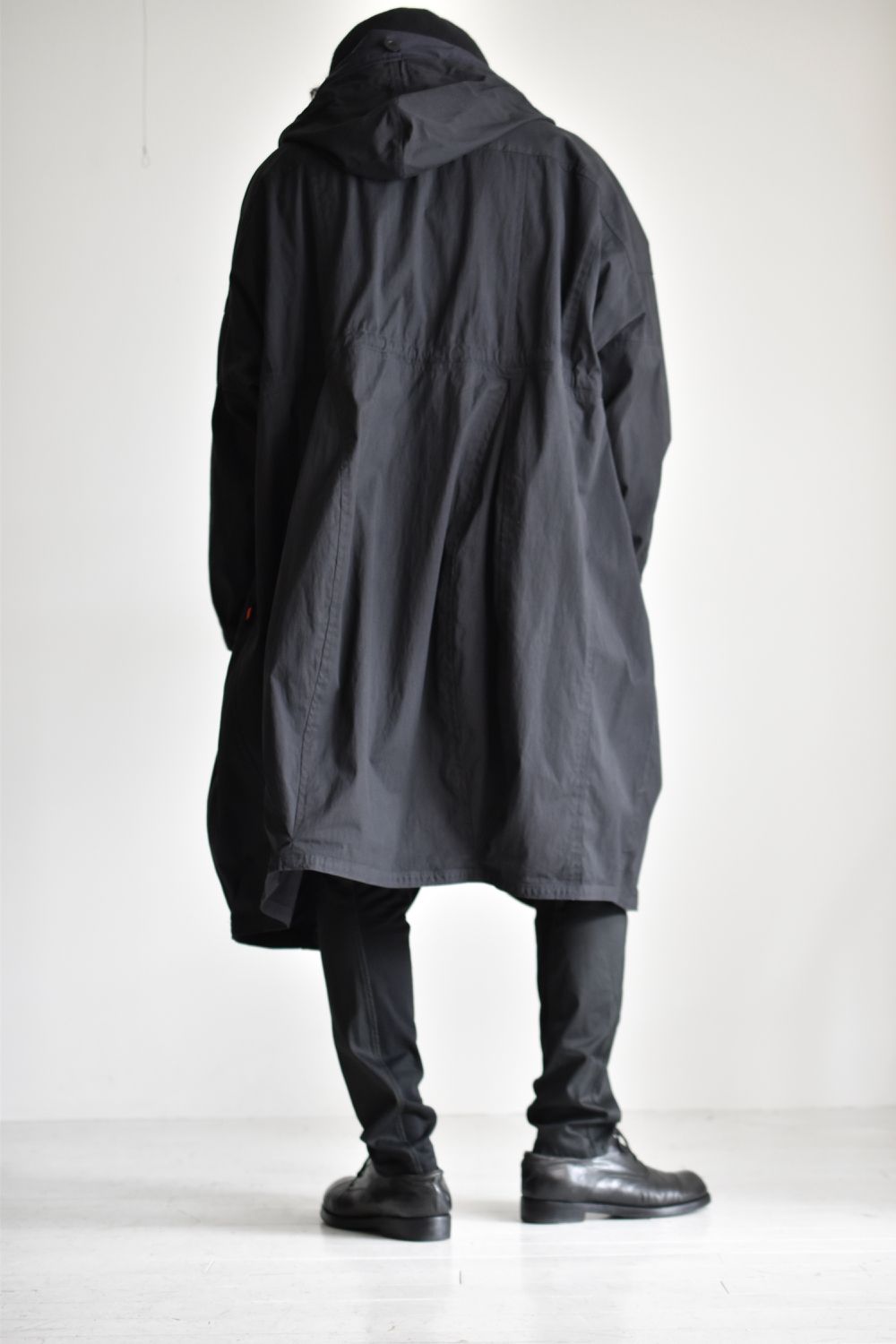 FLIGHT BALLOON WIDE LONG COAT c/#1 BLACK