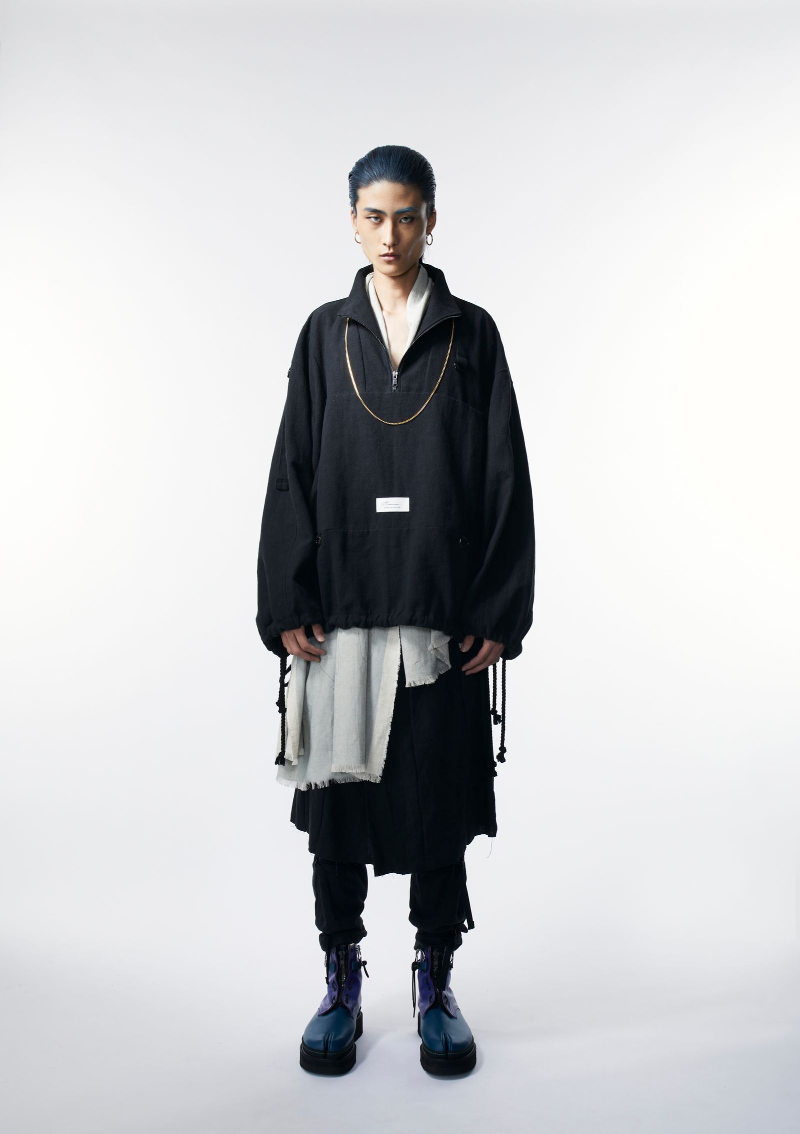 Azuma - TATTUKE BONAGE SKIRT PANTS / ボンテージパンツ (BLACK,GRAY