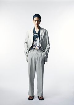 JAPONISM PATTERN WIDE SLACKS / スラックス (BLACK,GRIGE)