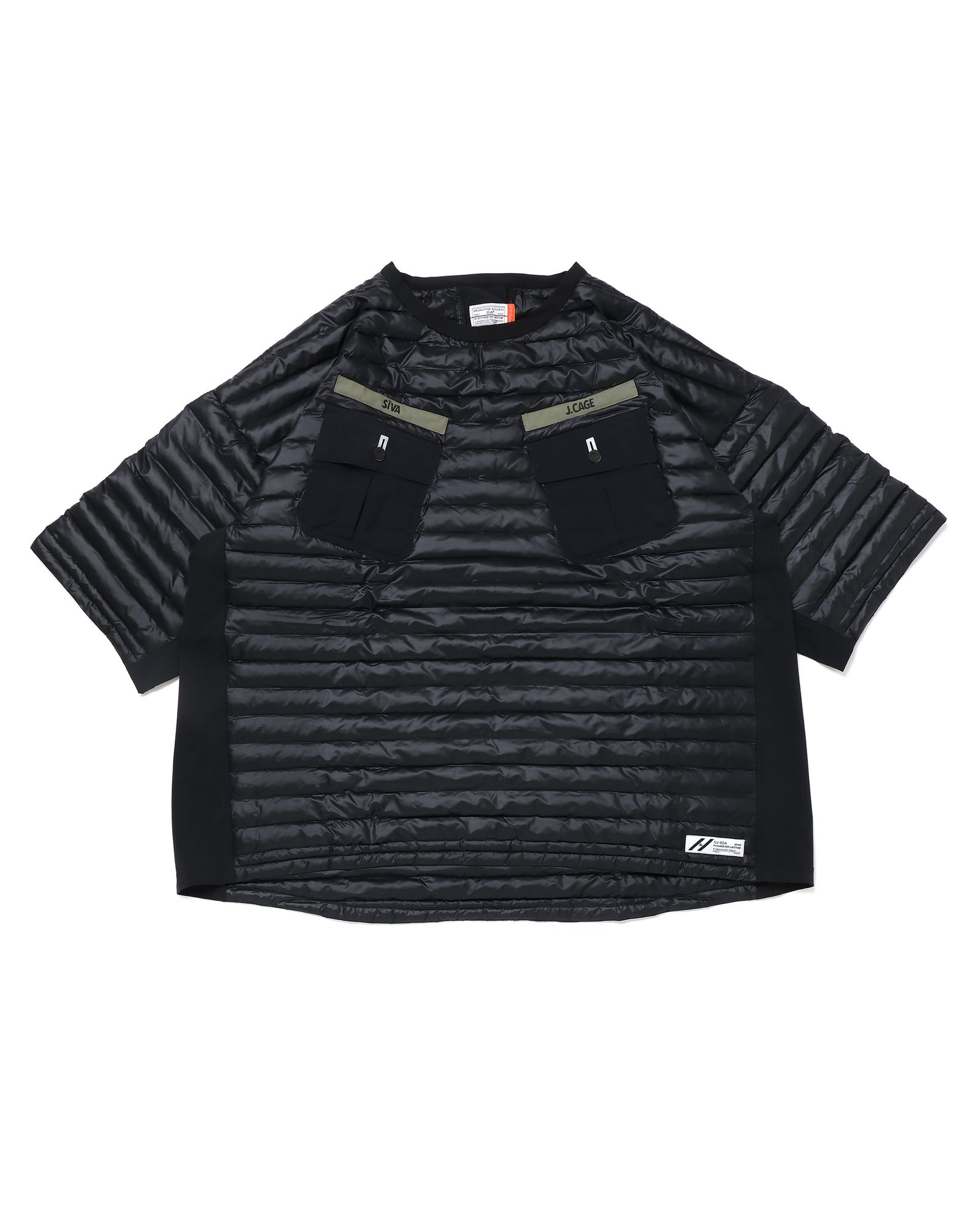 「予約商品」AIR-FIBRE WIDE LONG SHIRTS # c/BLACK