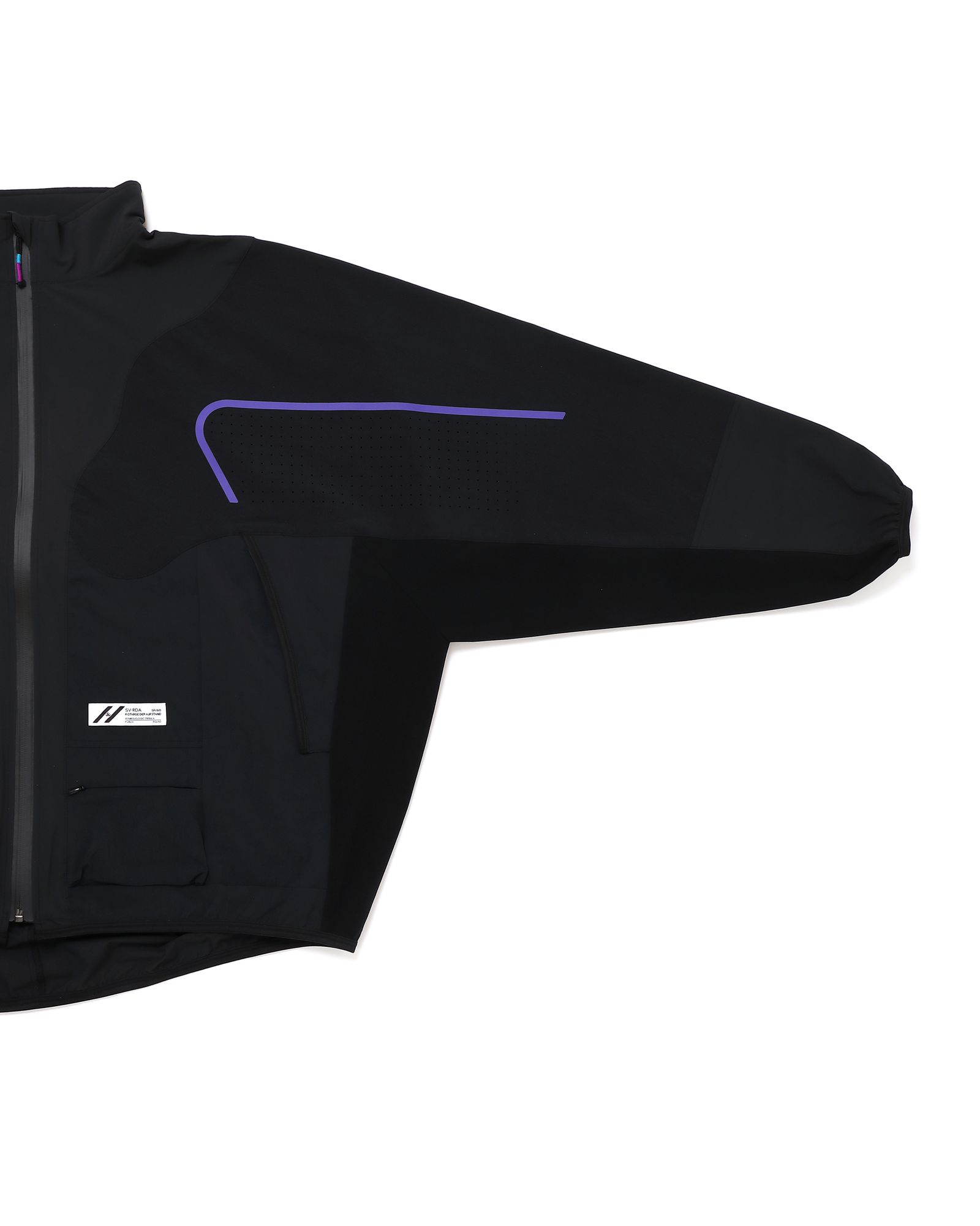 「予約商品」DOLMAN WIDE NYLON JACKET # c/BLACK