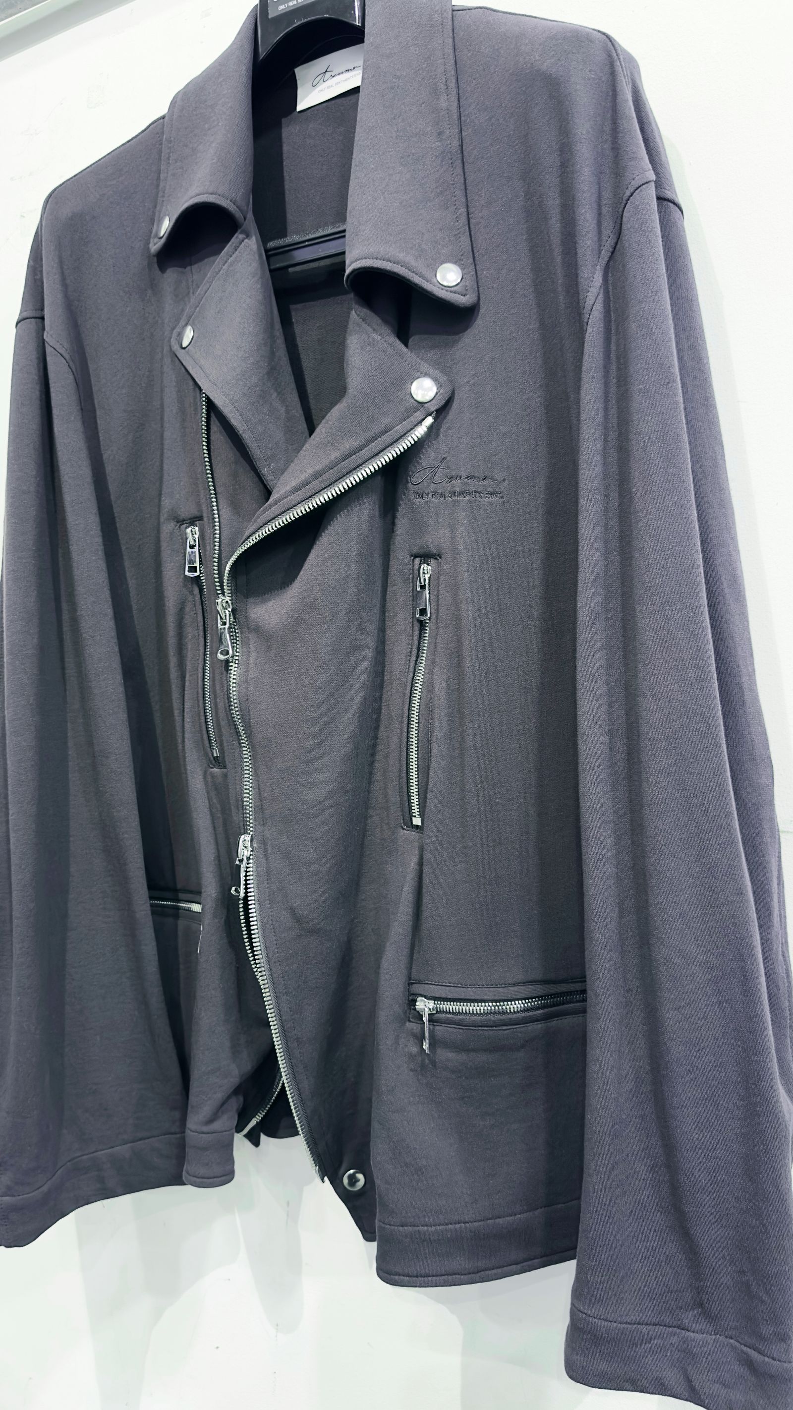 “YOREYORE” RIDER’S JACKET / コットンライダース (BLACK,KHAKI,LIGHT GREY)